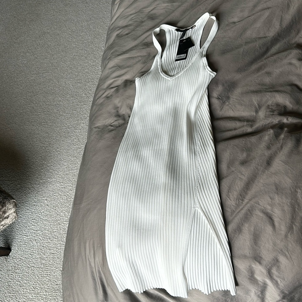 Brand new white dress BCBG!